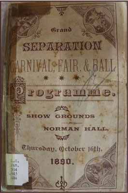 Grand Separation, Carnival, Fair, & Ball Program